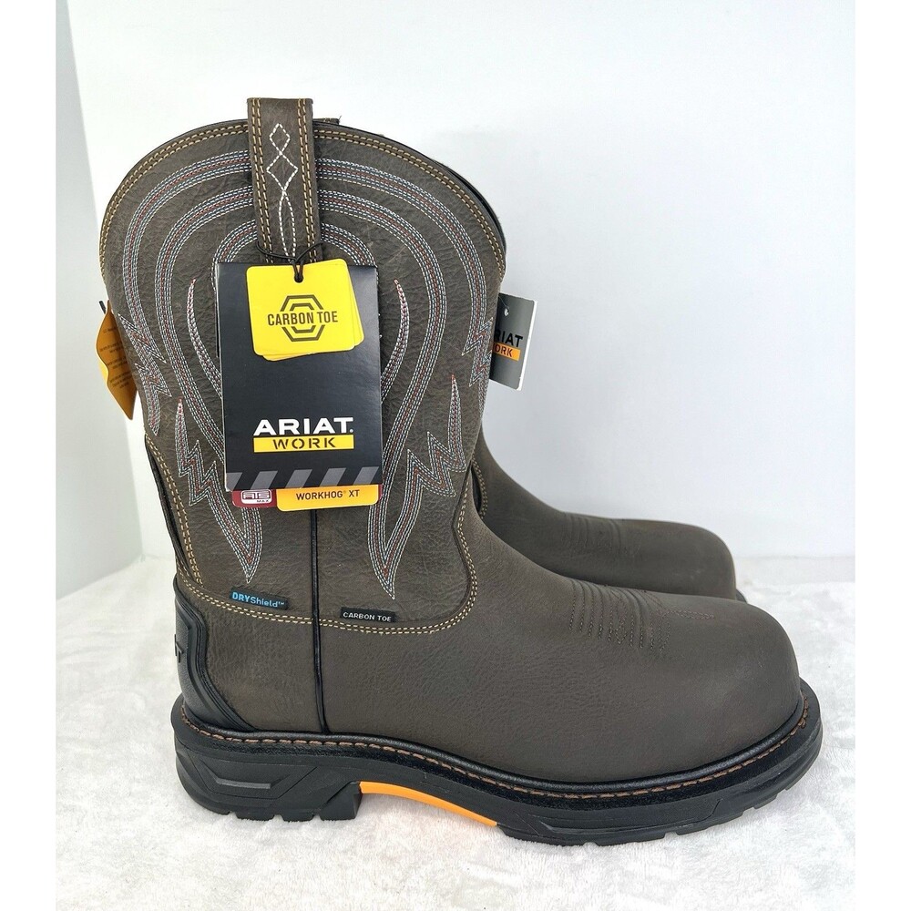 Ariat Workhog XT Tumbleweed H2O Carbon Toe Work Boots Mens Size 10.5 D New